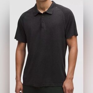 Lululemon Men’s Graphite Grey Metal Vent Tech Polo Shirt